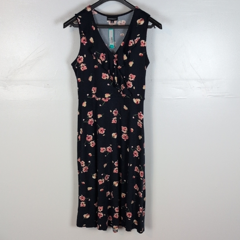 Fortune & Ivy Joceline Knit Midi Dress